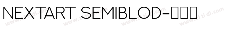 NEXTART SemiBlod字体转换